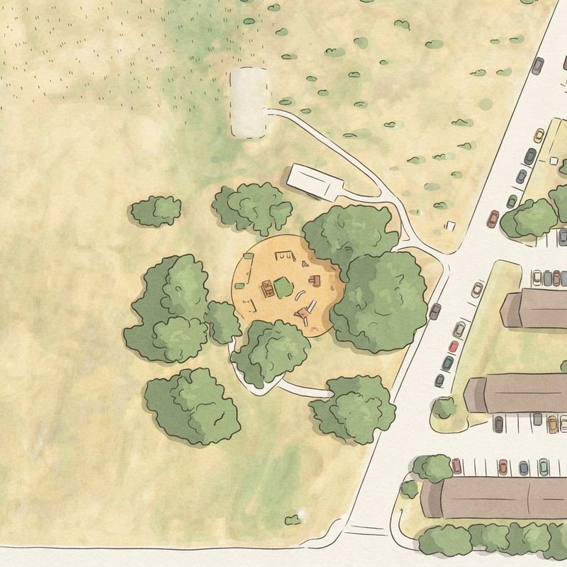 Illustrated map of Westmoreland Park