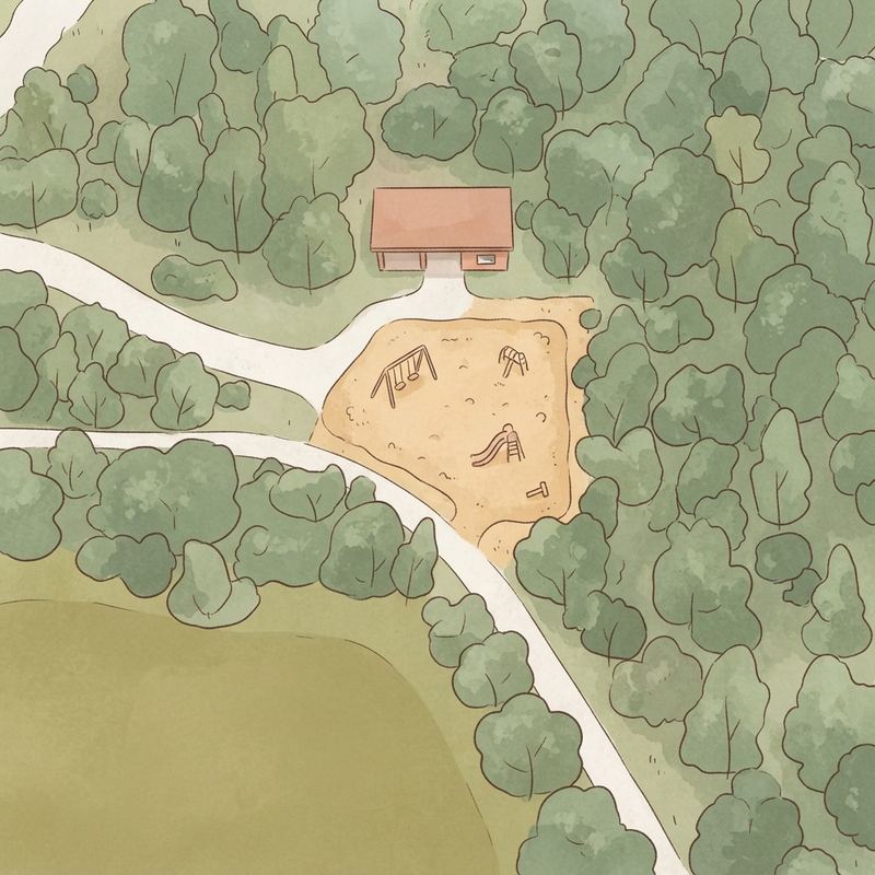 Illustrated map of White Rock Lake Parking