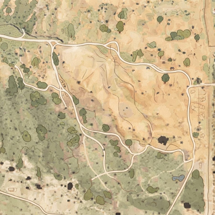 Illustrated map of White School Park