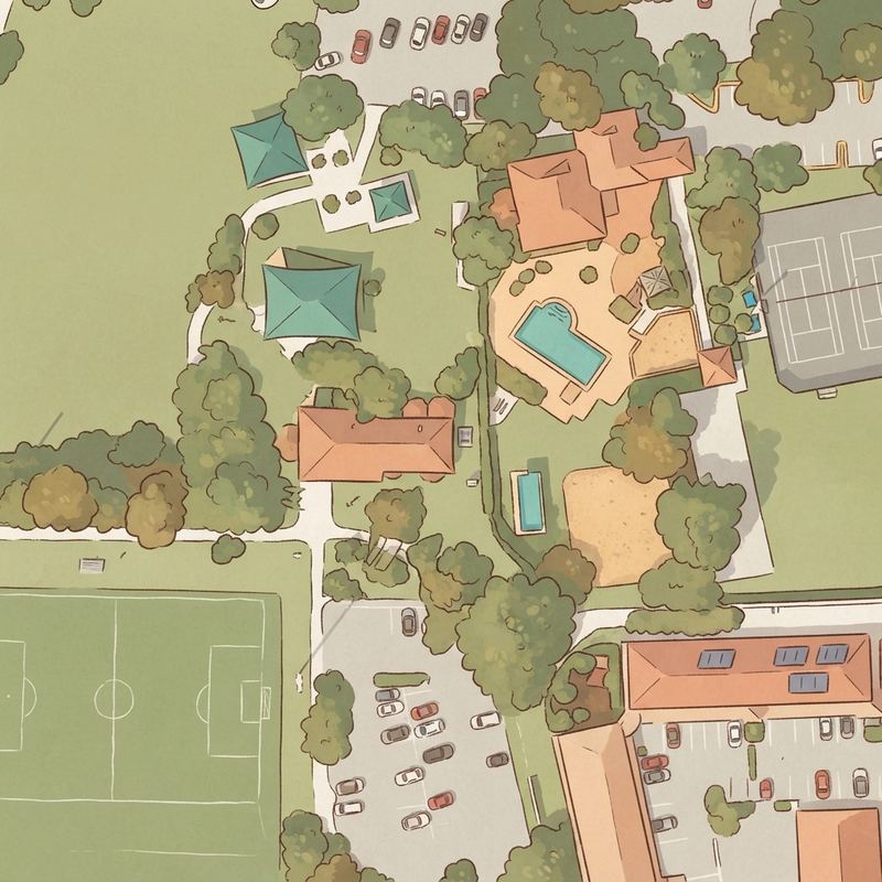Illustrated map of Wild Lime Park