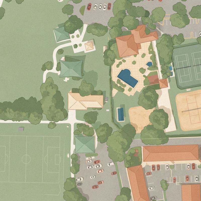 Illustrated map of Wild Lime Park