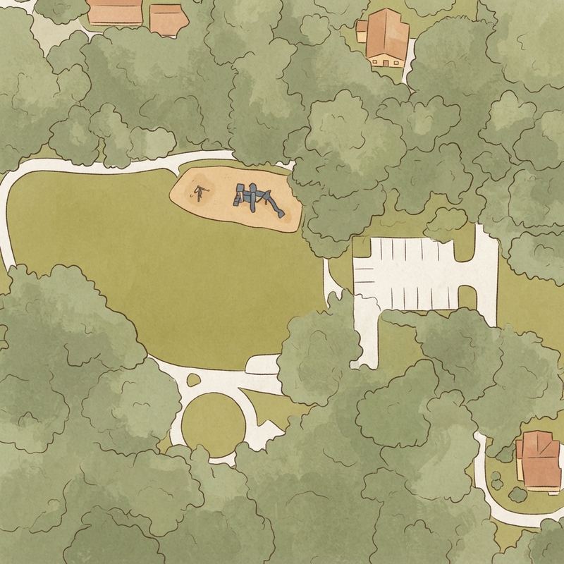 Illustrated map of William McKinley Peters Park