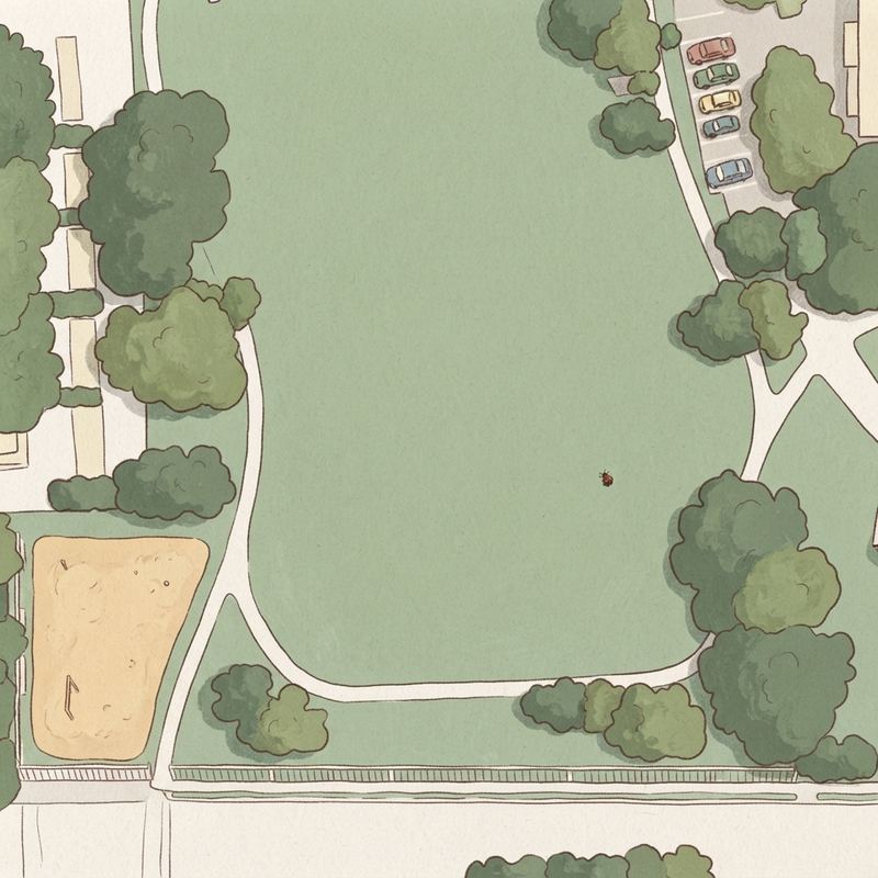 Illustrated map of Windhaven Park
