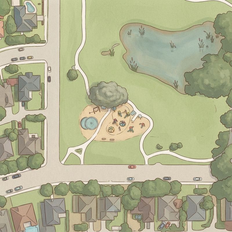 Illustrated map of Windsor Park
