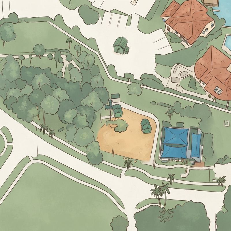 Illustrated map of Yandy Chirino Playground